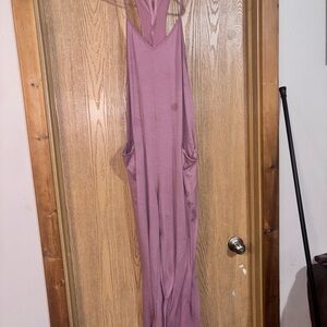 Lavender Sleeveless Jumpsuit